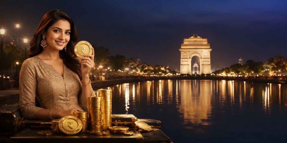 View of India Gate in Delhi symbolizing luck and lottery excitement